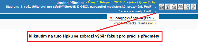 Výběr z fakult